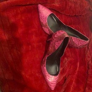 Snake skin heels